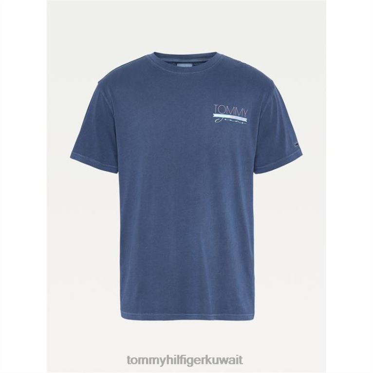 البحرية الشفق Tommy Hilfiger تي شيرت جرافيك عتيق 4464420800