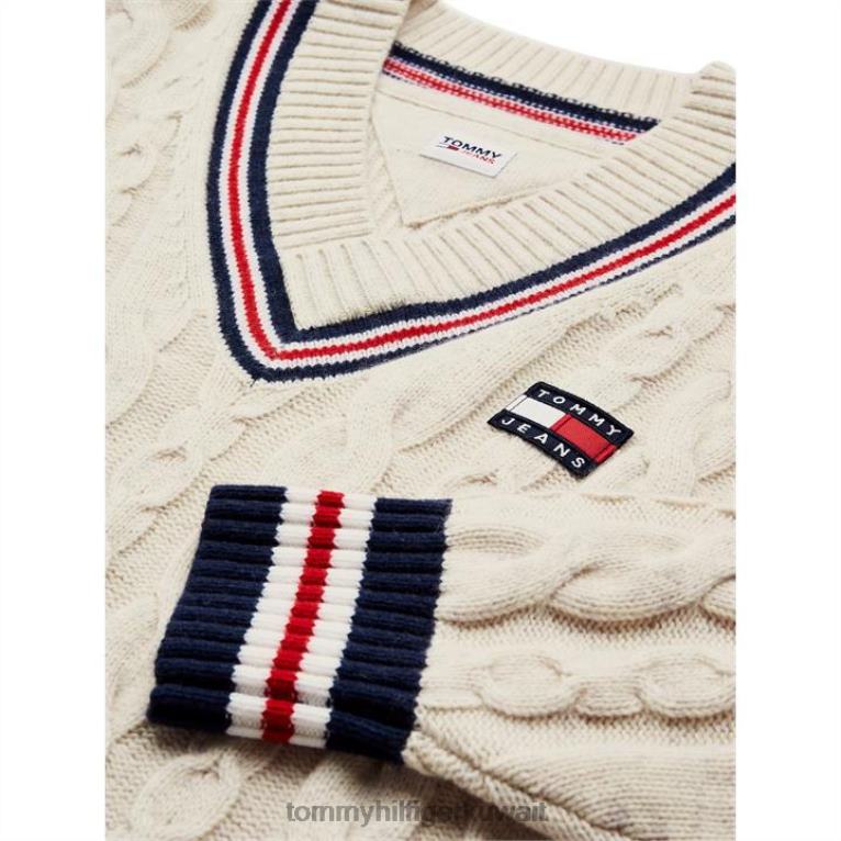 أبي سمت ستون Tommy Hilfiger تي جي سترة شارة الصوف 4464420801