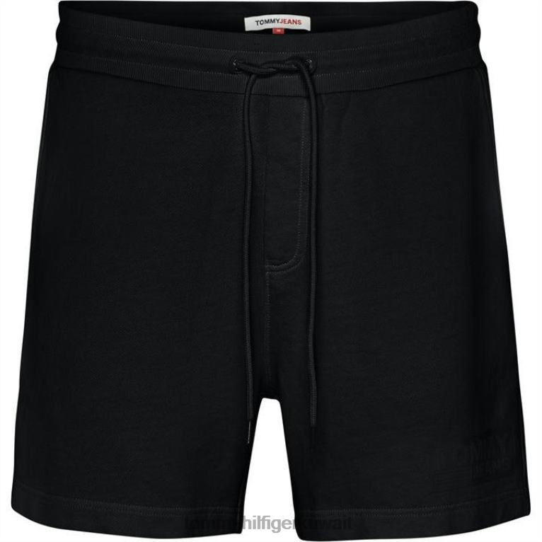 بي دي اس اسود Tommy Hilfiger شورت الشاطئ ذو الشعار اللوني 4464420810