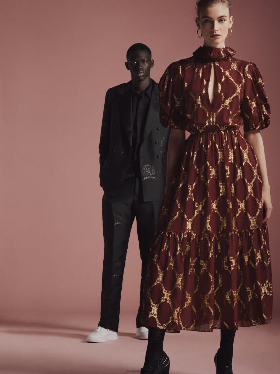 روج Tommy Hilfiger مجموعة فستان من الحرير 446442091