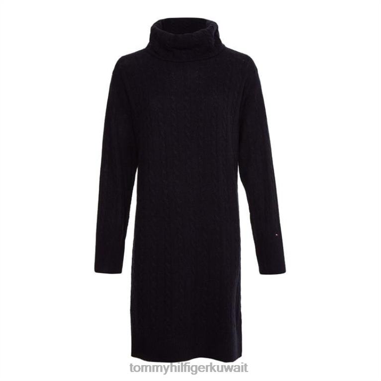 سماء الصحراء Tommy Hilfiger فستان من الصوف الناعم 4464420982