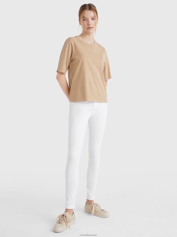 الأبيض البصري Tommy Hilfiger كومو جينز نحيل متوسط ​​الارتفاع 446442143