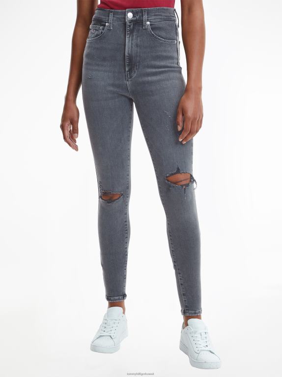 الدنيم الأسود Tommy Hilfiger ميلاني الجينز الضيق للغاية 446442148