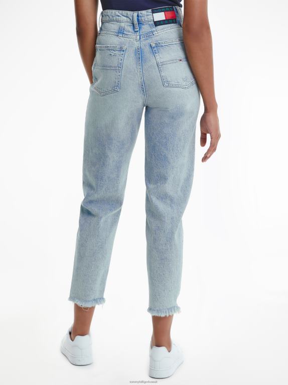 ضوء الدنيم Tommy Hilfiger جينز أمي مدبب 446442151
