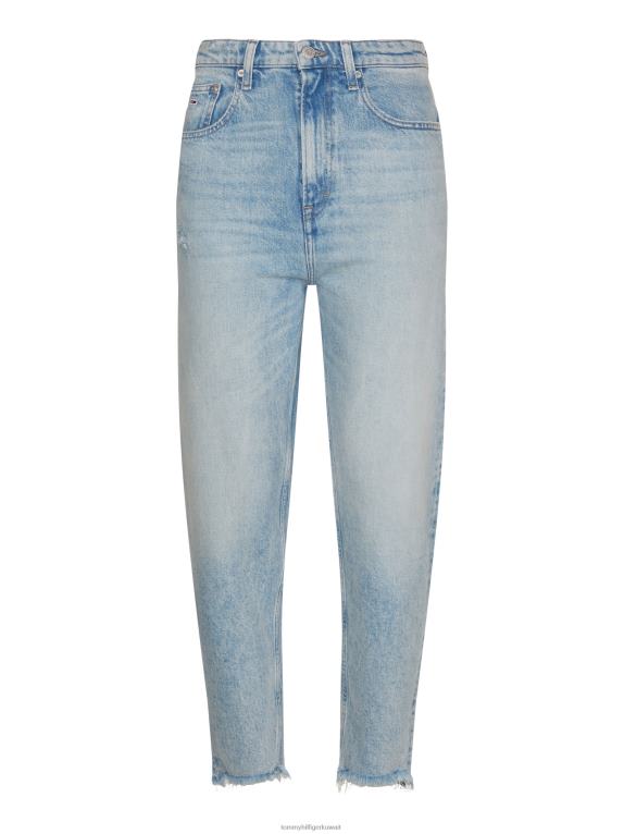 ضوء الدنيم Tommy Hilfiger جينز أمي مدبب 446442151