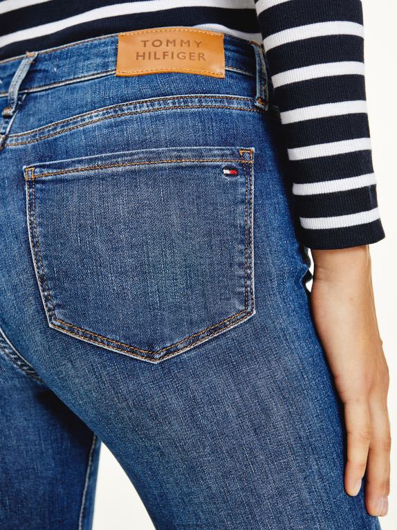 عزة Tommy Hilfiger كومو جينز نحيل متوسط ​​الارتفاع 446442153