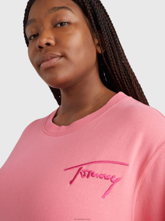 وردة الحديقة Tommy Hilfiger سترة صوفية بتوقيع منحنى 446442181