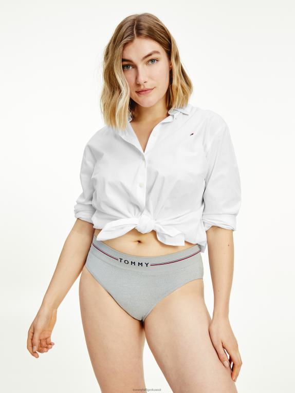 هيذر رمادي متوسط Tommy Hilfiger ملخصات شعار منحنى سلس 446442245