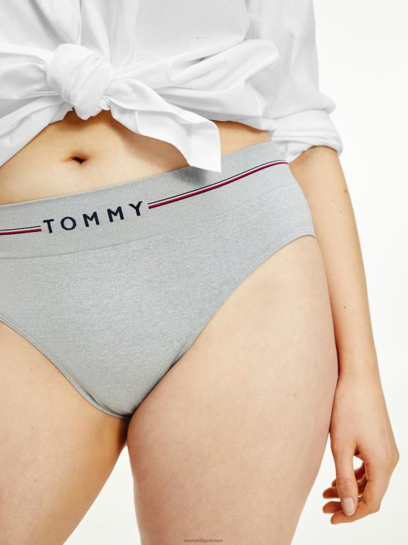 هيذر رمادي متوسط Tommy Hilfiger ملخصات شعار منحنى سلس 446442245