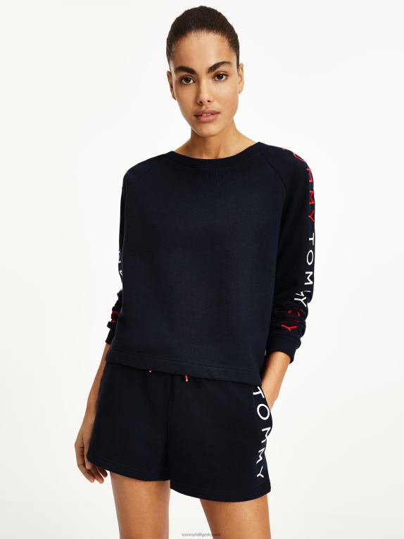 سماء الصحراء Tommy Hilfiger سترة تطريز الشعار 446442258