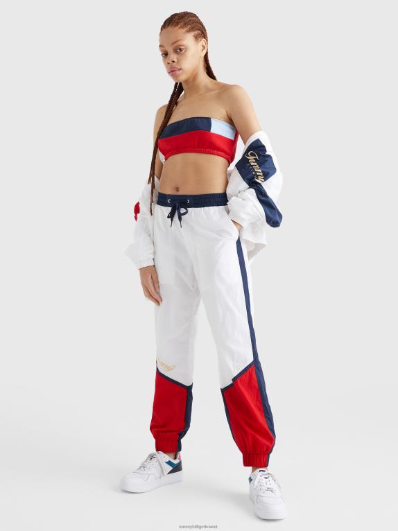 أبيض/متعدد Tommy Hilfiger بنطال رياضي منسوج بألوان متعددة 446442278