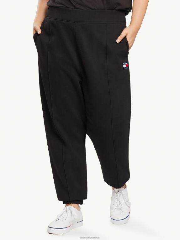 أسود Tommy Hilfiger بنطال رياضي بشارة منحنية 446442298