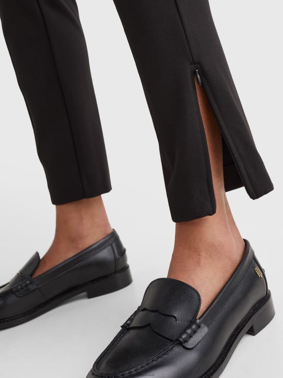 أسود Tommy Hilfiger طماق نحيفة بطول كامل 446442311