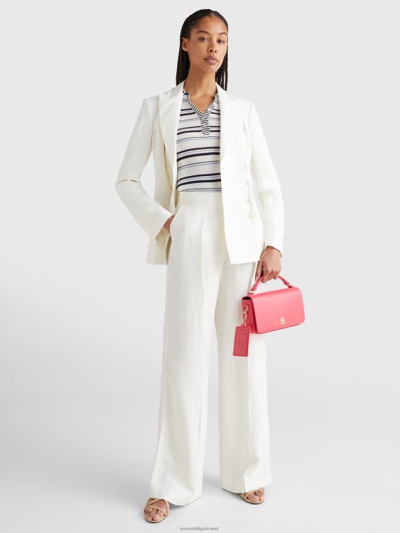 عاج Tommy Hilfiger إعداد السراويل واسعة الساق مصممة 446442315