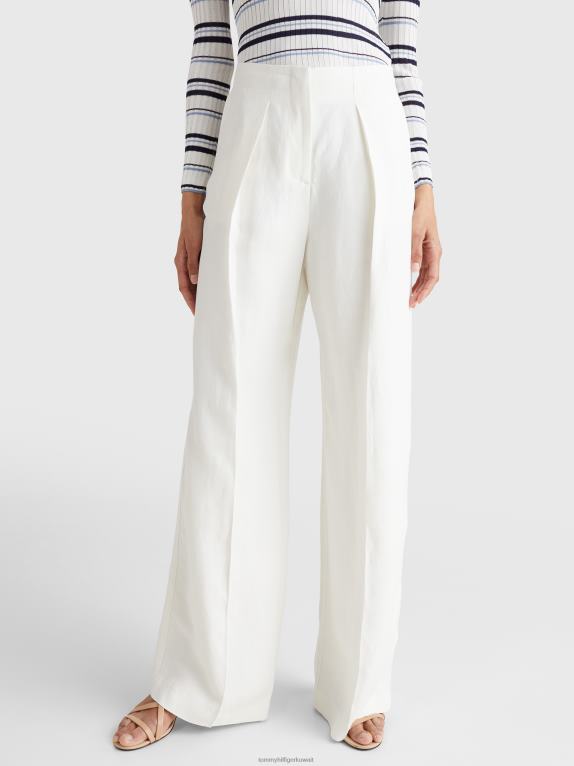 عاج Tommy Hilfiger إعداد السراويل واسعة الساق مصممة 446442315