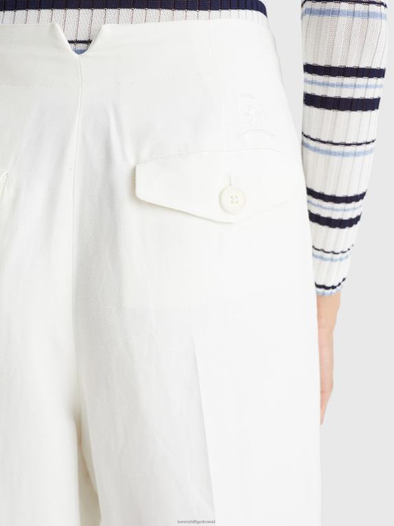 عاج Tommy Hilfiger إعداد السراويل واسعة الساق مصممة 446442315