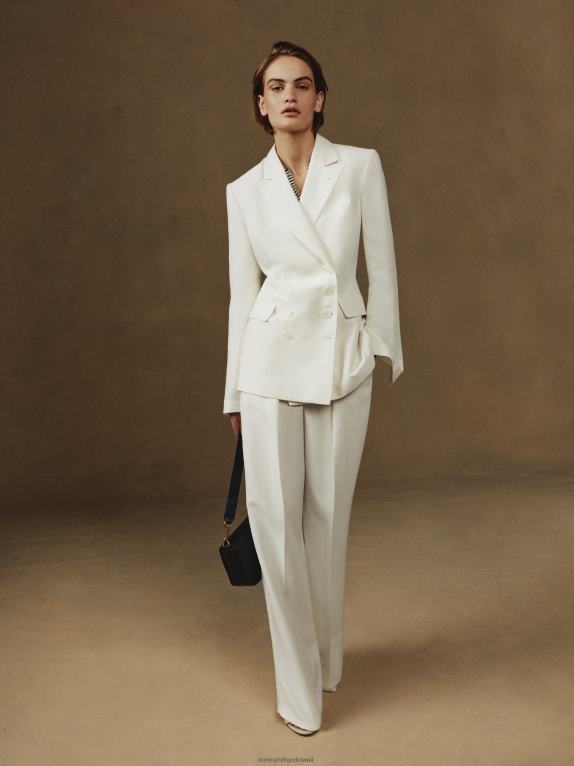 عاج Tommy Hilfiger إعداد السراويل واسعة الساق مصممة 446442315