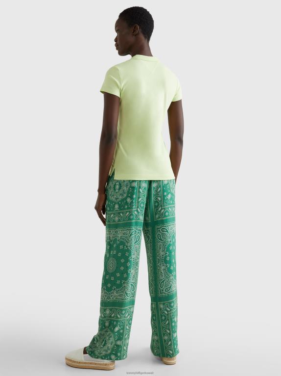 الحمضيات المتجمدة Tommy Hilfiger قميص بولو بيكيه ذو قصة ضيقة 446442342