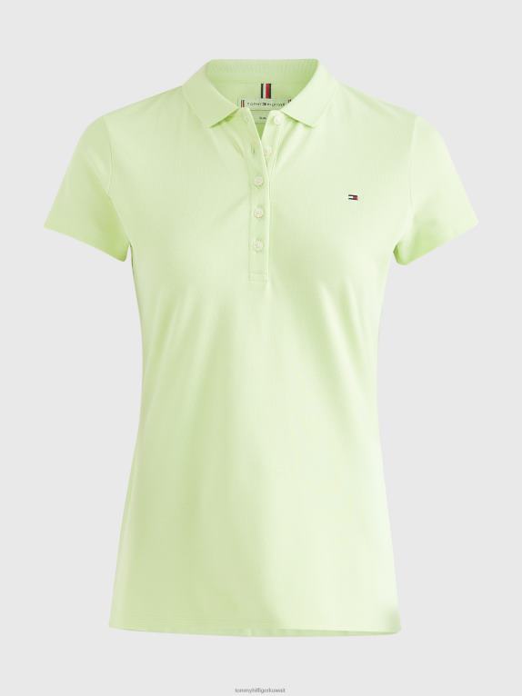 الحمضيات المتجمدة Tommy Hilfiger قميص بولو بيكيه ذو قصة ضيقة 446442342