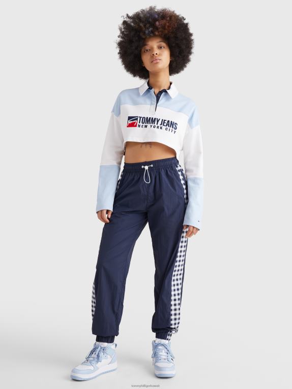 شامبراي سكاي/متعدد Tommy Hilfiger بولو بأكمام طويلة وقصّة فائقة الألوان 446442344