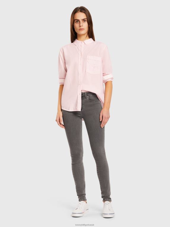 وردي فاتح Tommy Hilfiger قميص مريح 446442398