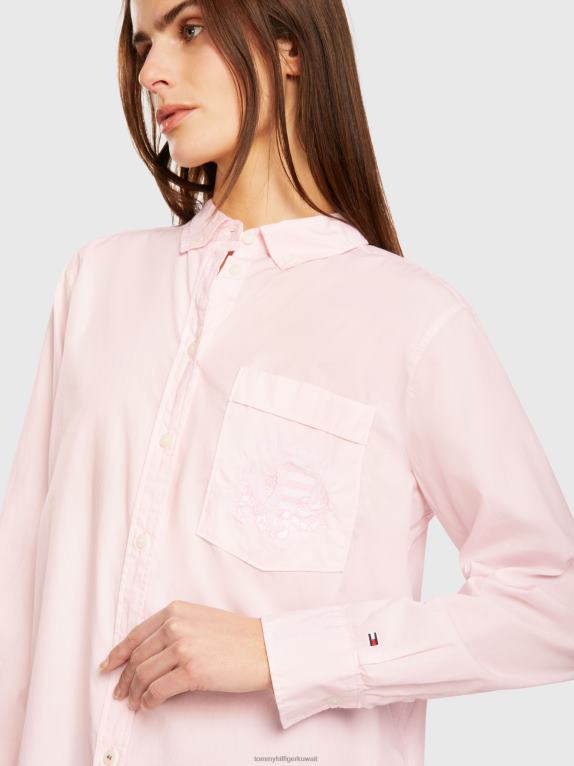 وردي فاتح Tommy Hilfiger قميص مريح 446442398