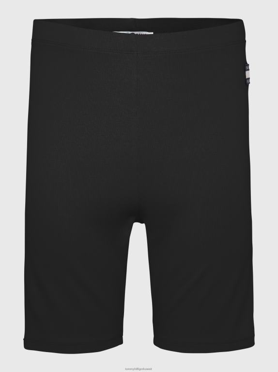 أسود Tommy Hilfiger شورت دورة منسوج بشارة منحنية 446442452