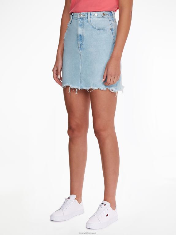 ضوء الدنيم Tommy Hilfiger تنورة أمي الدنيم 446442477