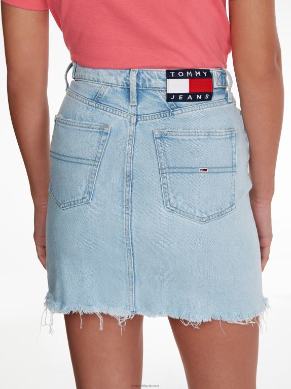 ضوء الدنيم Tommy Hilfiger تنورة أمي الدنيم 446442477