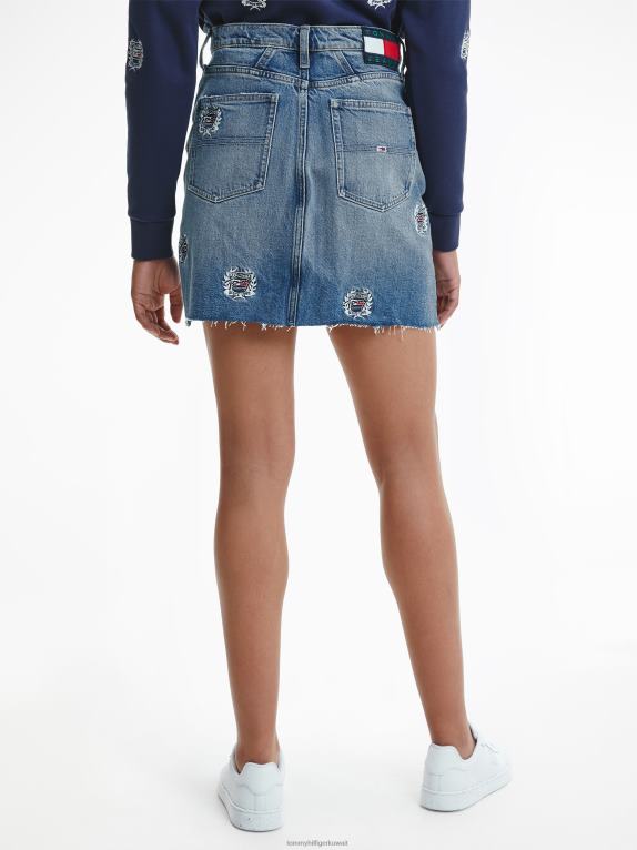 وسط الدنيم Tommy Hilfiger تنورة أمي الدنيم 446442502