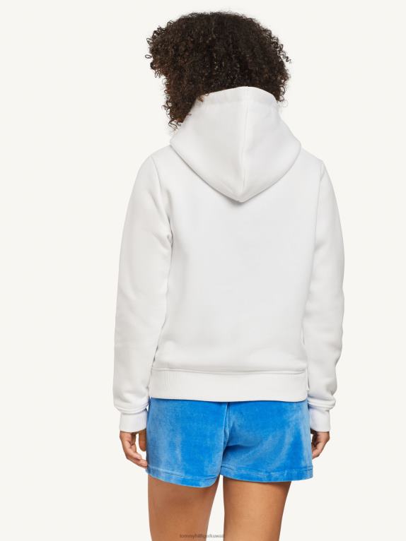 أبيض Tommy Hilfiger هوديي الشعار الأساسي 446442551