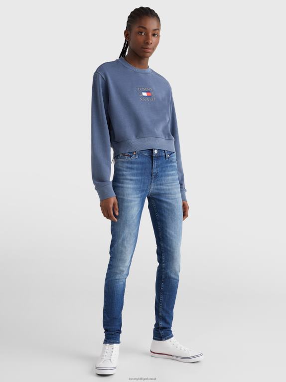 البحرية الشفق Tommy Hilfiger سويت شيرت بشعار الماركة 446442571