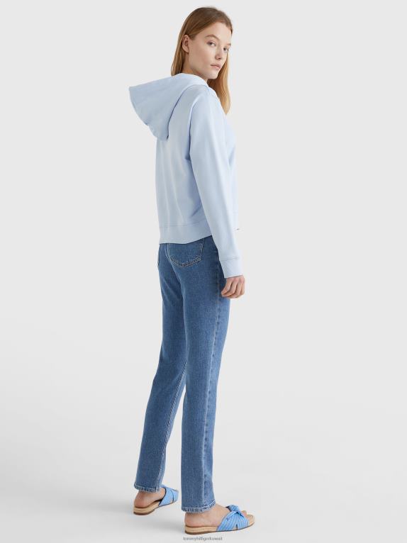 أزرق منسم Tommy Hilfiger هوديي بتطريز شعار معدني 446442598