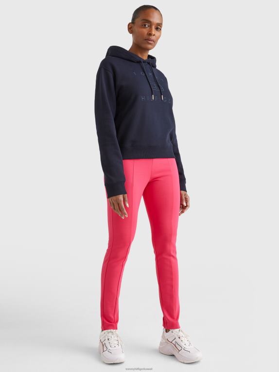 سماء الصحراء Tommy Hilfiger هوديي بتطريز شعار معدني 446442605