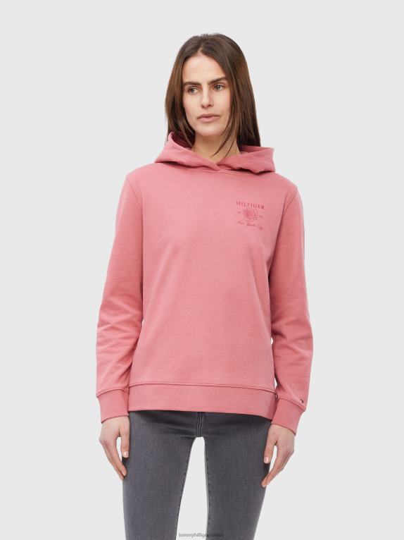 الإنجليزية الوردي Tommy Hilfiger هوديي الورد الثقيل 446442648