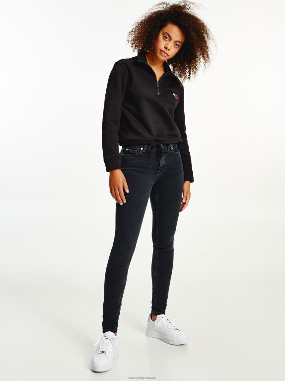 أسود Tommy Hilfiger سترة شارة ربع الرمز البريدي الرباط 446442652