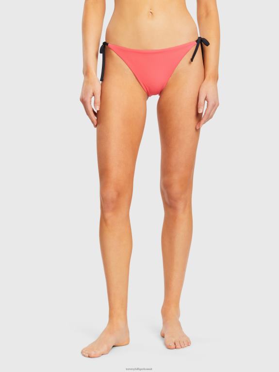 الخشخاش الوردي Tommy Hilfiger بيكيني على الجانب الخيطي 446442673