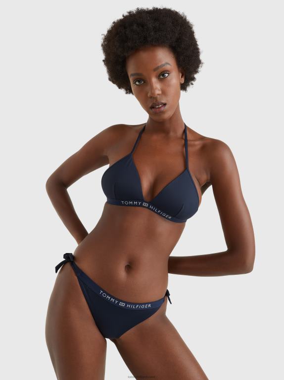 سماء الصحراء Tommy Hilfiger جزء سفلي بيكيني ملائم لحزام الخصر وشعار الماركة 446442693