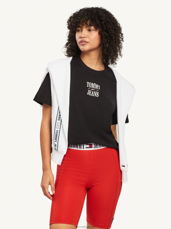 أسود Tommy Hilfiger الشعار الأساسي الكلاسيكي 446442747