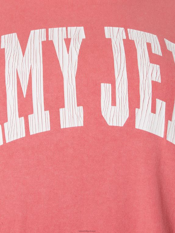 وردة الحديقة Tommy Hilfiger منحنى اقتصاص تي شيرت المتضخم 446442750