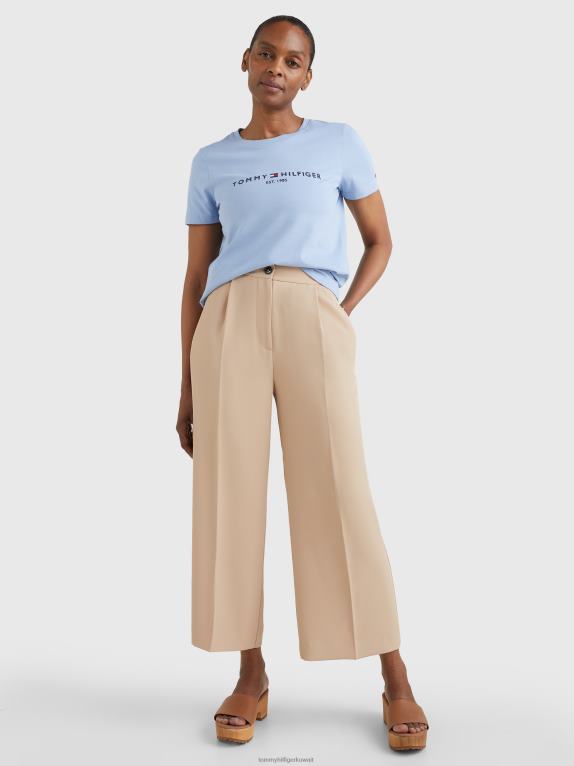 القمر الأزرق Tommy Hilfiger تيشيرت أساسي برقبة دائرية وشعار 446442766