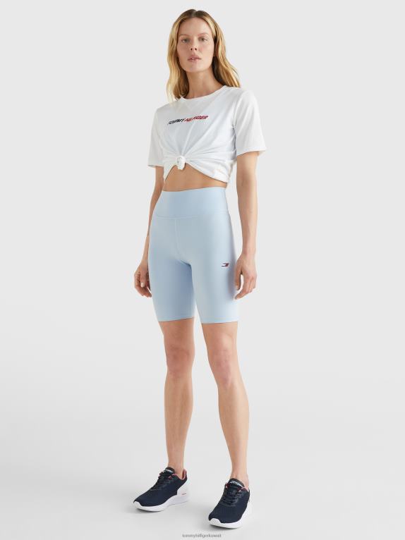 الأبيض البصري Tommy Hilfiger تي شيرت رياضي ماص للرطوبة 446442802