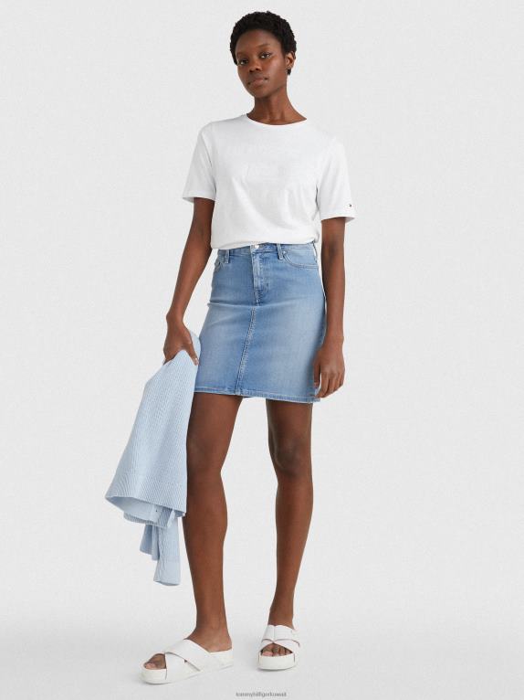 الأبيض البصري Tommy Hilfiger تي شيرت العلم المعدني 446442807