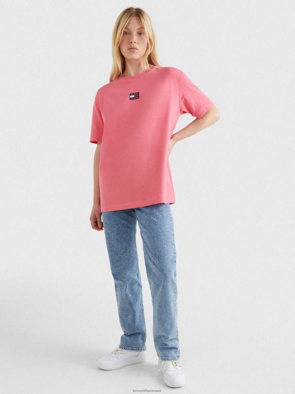 وردة الحديقة Tommy Hilfiger شارة تناسب تي شيرت المتضخم 446442824