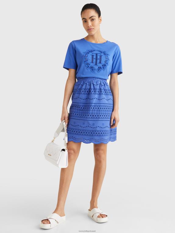 فيرونا الأزرق Tommy Hilfiger تطبيق حرف واحد فقط؟ تي شيرت 446442829