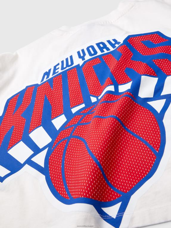 الأبيض القديم / الجديد Tommy Hilfiger الجينز والقميص الدوري الاميركي للمحترفين اقتصاص 446442846