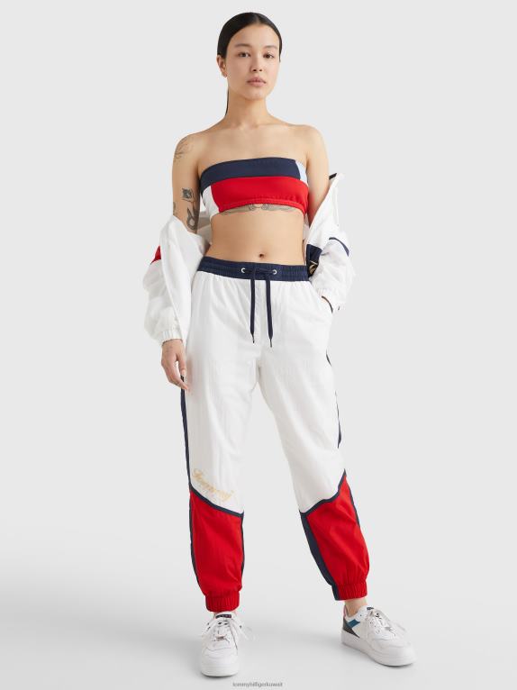 قرمزي عميق/متعدد Tommy Hilfiger أرشيف العصابة ذات الألوان المحظورة 446442893