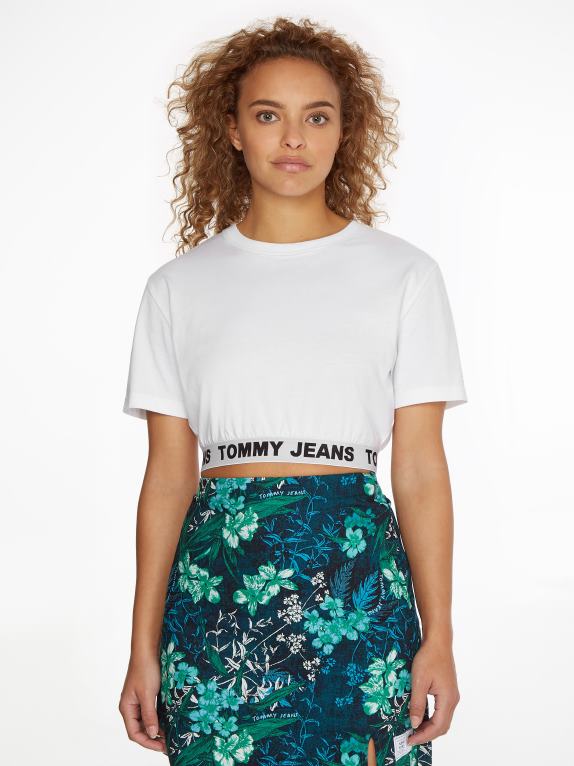 أبيض Tommy Hilfiger شعار المحاصيل 446442902