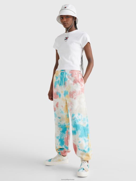 أبيض Tommy Hilfiger تيشيرت بطبعة شارة 446442919