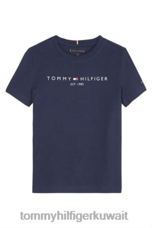 الأزرق الداكن Tommy Hilfiger تي شيرت أساسي 446442925